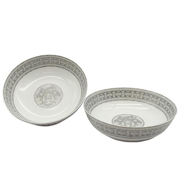 HERMES エルメスシリアルプレート/モザイクヴァンキャトルプラチナ