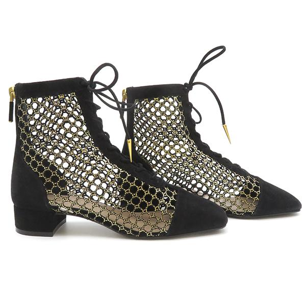 Christian Dior ディオール ブーツ メッシュブーツ ブラック Christian Dior ディオール ブーツ メッシュブーツ ブラック