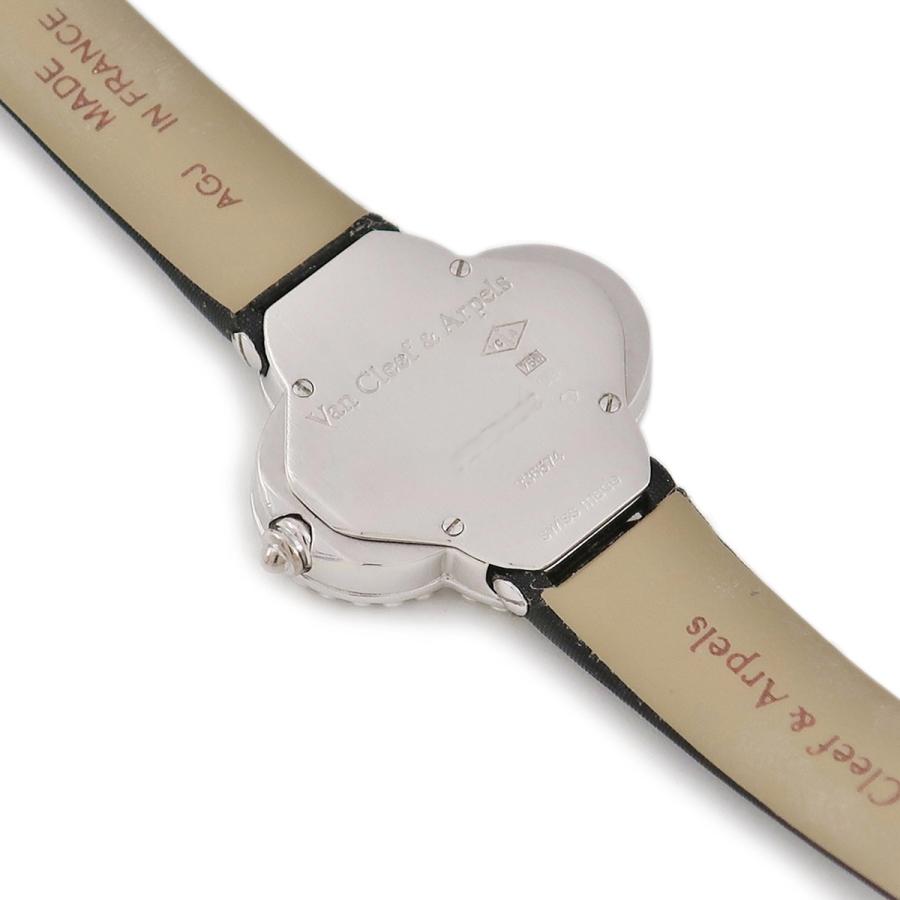 ヴァンクリーフ＆アーペル Van Cleef &amp; Arpels ヴィンテージ アルハンブラ ホワイトシェル 336574 K18WG レディース 腕時計 ヴァンクリーフ＆アーペル Van Cleef & Arpels ヴィンテージ