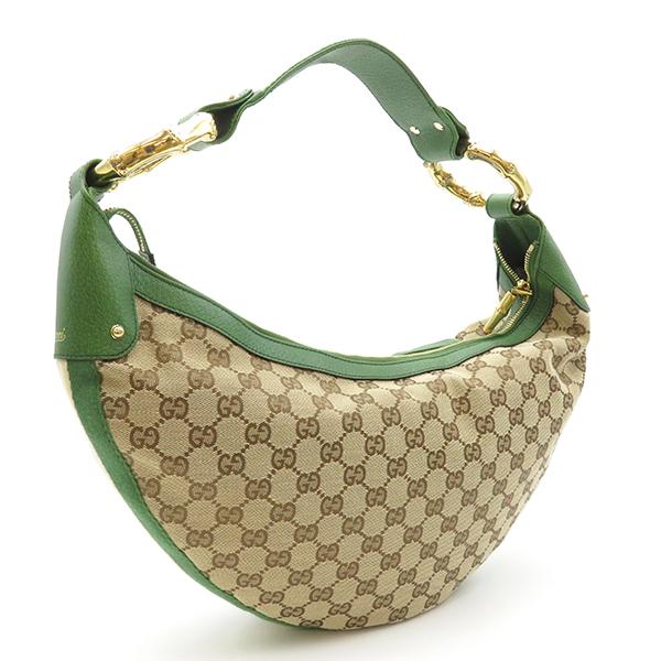 新品 グッチ GUCCI ショルダーバッグ GG キャンバス ベージュ グリーン 緑 GGキャンバス グッチ ショルダーバッグ GG ワンショルダー ベージュ