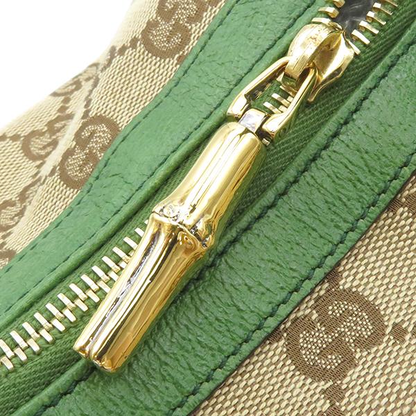 新品 グッチ GUCCI ショルダーバッグ GG キャンバス ベージュ グリーン 緑 GUCCI - GUCCI(グッチ) トートバッグ美品 ジャンボGG 671623 ベージュ