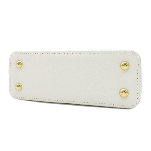 カプシーヌ ルイヴィトン 2WAYバッグ MINI ホワイト N98477 白