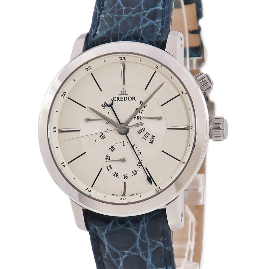 CREDOR 【3年保証】 クレドール ノード デイデイト レトログラード  
