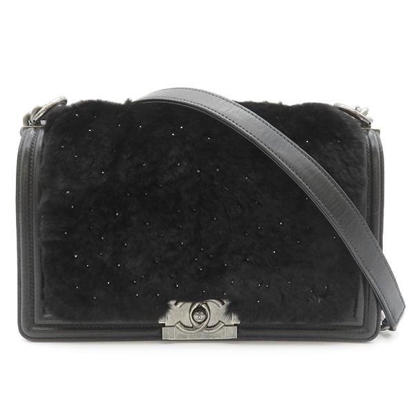 CHANEL（シャネル） ショルダーバッグ ボーイシャネル ファー ライン 