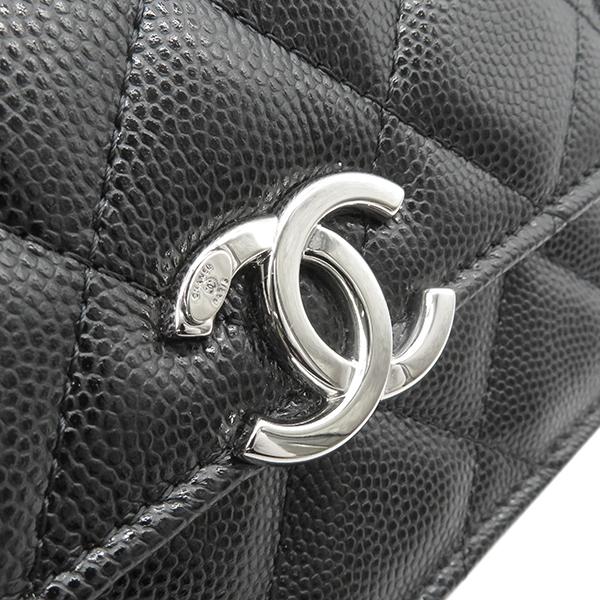 マトラッセ シャネル 2WAYバッグ チェーン クラッチ ブラック