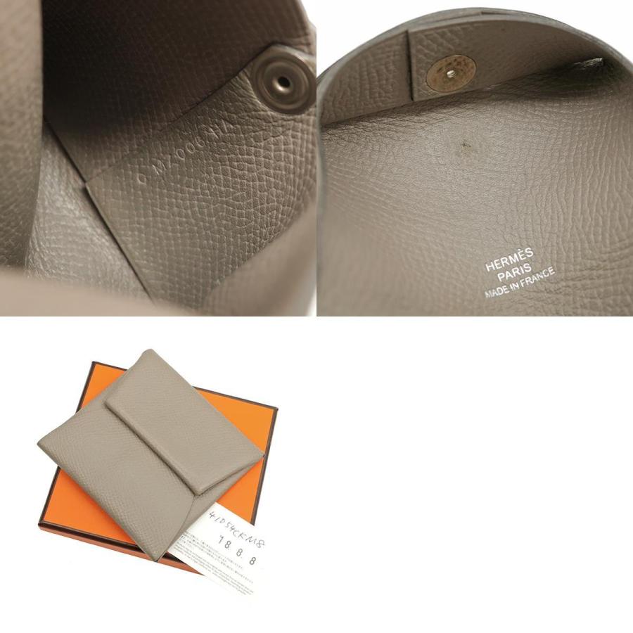 HERMES エルメス コインケース バスティア グリアスファルト
