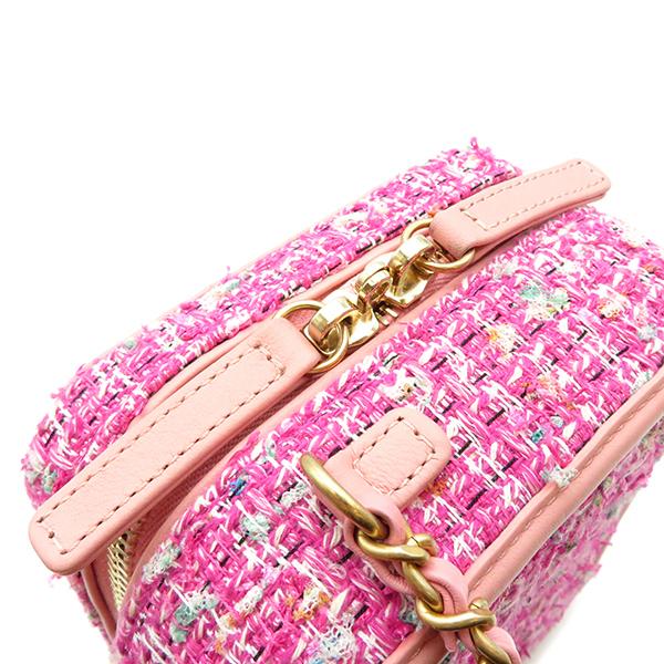 CHANEL シャネル 2WAYバッグ CCフィリグリー ツイード バニティ CHANEL シャネル 2WAYバッグ CCフィリグリー ツイード バニティ