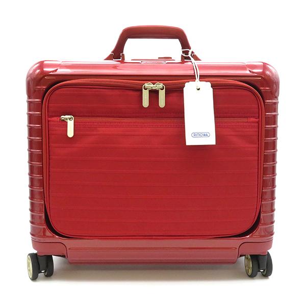 美品 リモワ サルサデラックス ハイブリッド 32Ｌ オリエンタルレッド　2輪 リモワ キャリーバッグ サルサ デラックス ハイブリッド 32L ORIENT