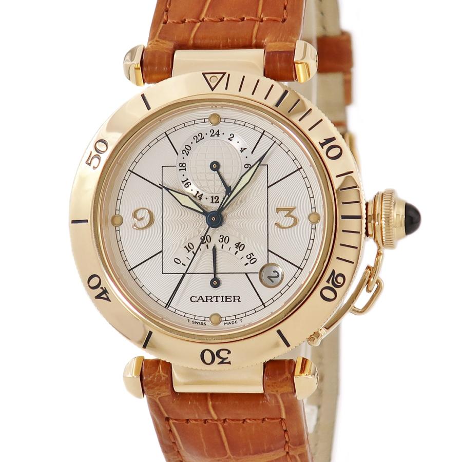 Cartier（カルティエ） 【3年保証】 パシャ38 GMT パワーリザーブ 