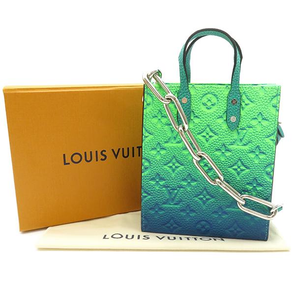 LOUIS VUITTON ルイヴィトン 2WAYバッグ サックプラ XS グリーン LOUIS VUITTON ルイヴィトン 2WAYバッグ サックプラ XS グリーン