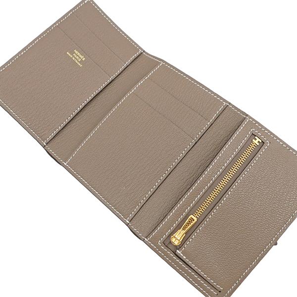HERMES（エルメス） 三つ折り財布 ベアン コンビネ エトゥープ