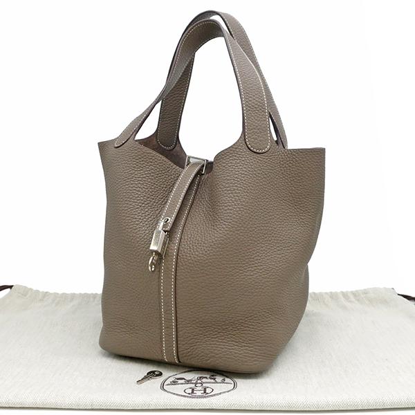 HERMES（エルメス） ハンドバッグ ピコタンロックMM エトゥープ