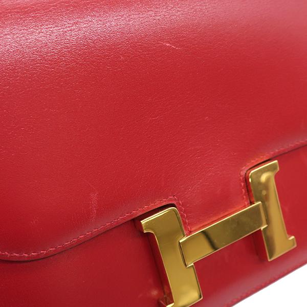 HERMES（エルメス） ショルダーバッグ コンスタンス ミニ レッド