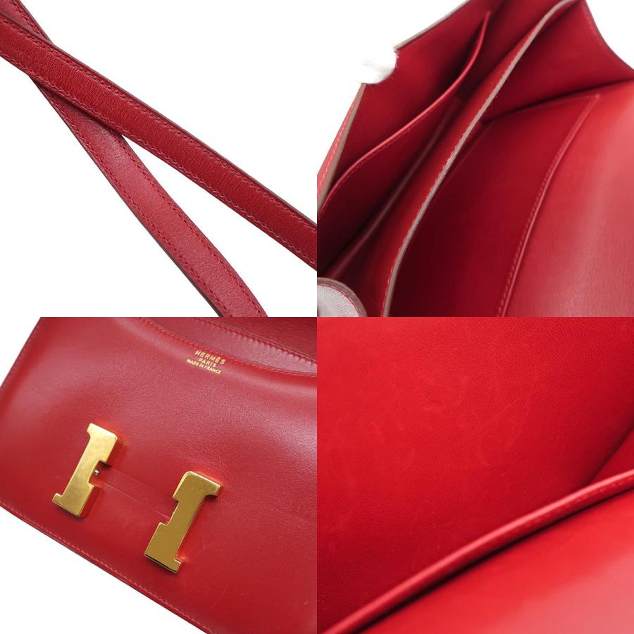 HERMES（エルメス） ショルダーバッグ コンスタンス ミニ レッド