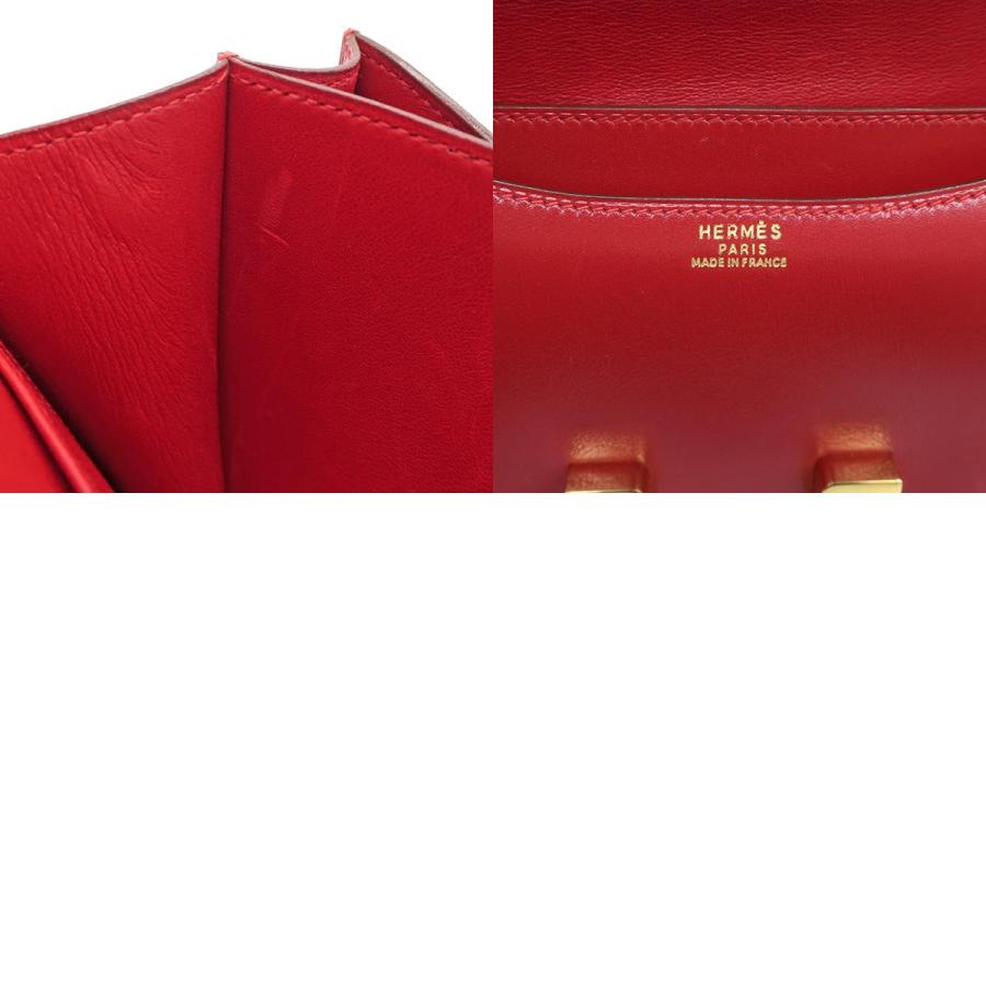 HERMES（エルメス） ショルダーバッグ コンスタンス ミニ レッド