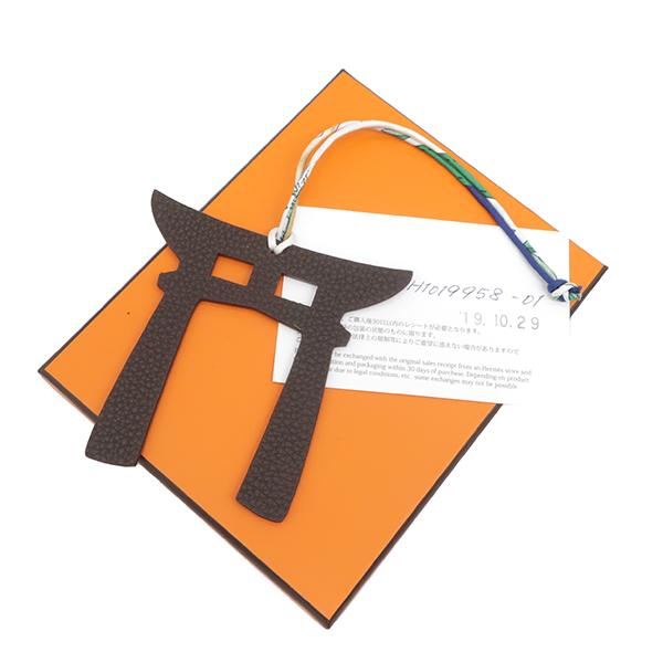 HERMES エルメス チャーム Petit H プティアッシュ 鳥居 レッド HERMES エルメス チャーム Petit H プティアッシュ 鳥居 レッド