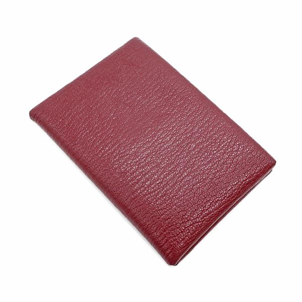 HERMES（エルメス） 二つ折り財布 カルヴィ デュオ ルージュアッシュ 