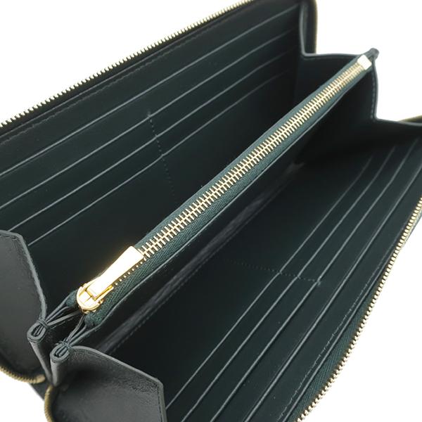 CELINE（セリーヌ） 長財布 ラージ ジップドウォレット グリーン