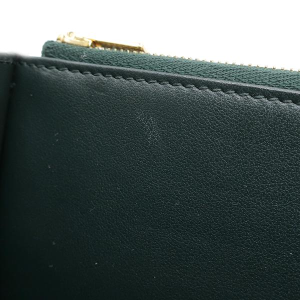 CELINE（セリーヌ） 長財布 ラージ ジップドウォレット グリーン