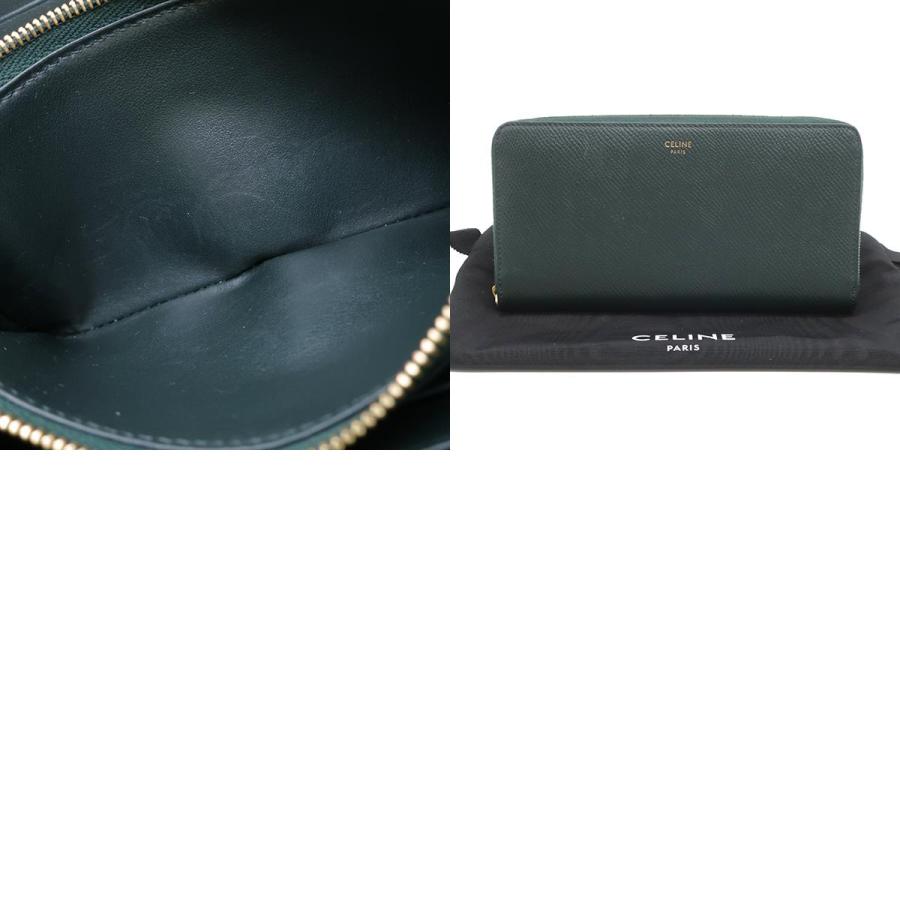 CELINE（セリーヌ） 長財布 ラージ ジップドウォレット グリーン