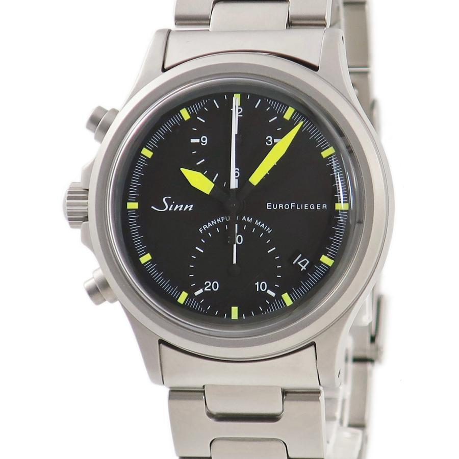 Sinn 【3年保証】 ジン 356ユーロフリーガー 356.EURO.FLIEGER OH済 黒 