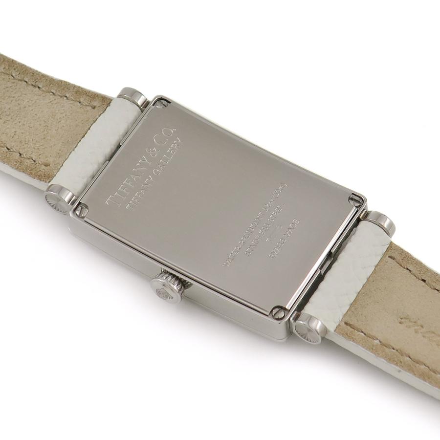 TIFFANY&Co.（ティファニー） 【3年保証】 ギャラリー Z3002.10.10A21A68A 角型 アラビア ギヨシェ クオーツ ...