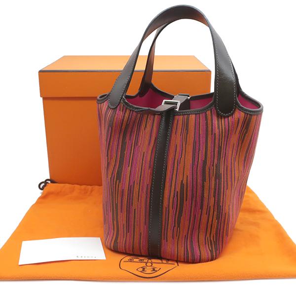 HERMES（エルメス） ハンドバッグ ピコタン PM マルチカラー ボックス