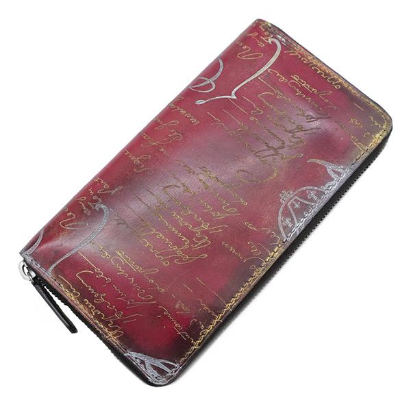 Berluti ベルルッティ 長財布 イタウバ ジップウォレット レッド