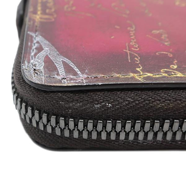 Berluti（ベルルッティ） 長財布 イタウバ ジップウォレット レッド