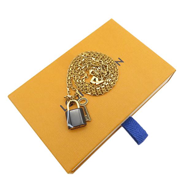 LOUIS VUITTON ルイヴィトン ネックレス パドロック ゴールド