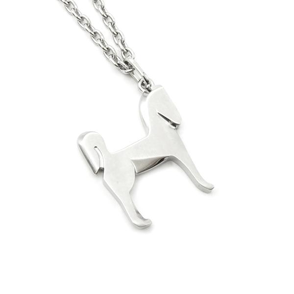 HERMES（エルメス） ネックレス パナッシュ ペンダント シルバー 