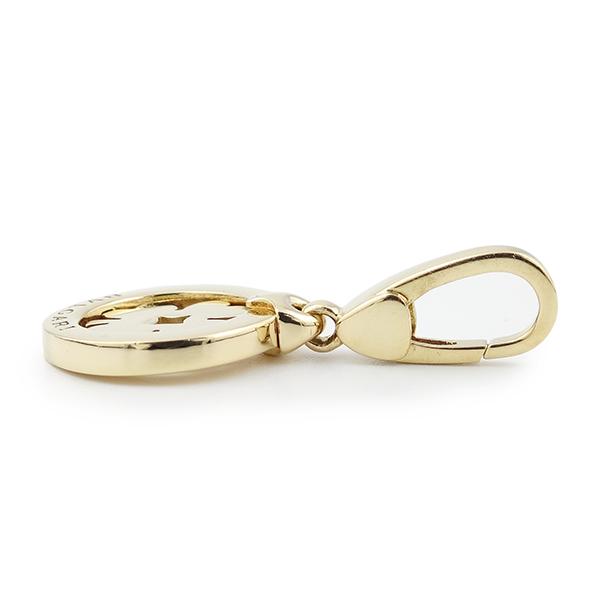 BVLGARI（ブルガリ） チャーム クローバー ペンダント イエロー