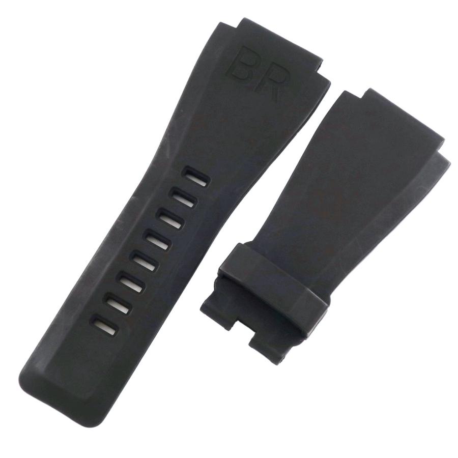 値下げしました　Bell&Ross　ストラップ ベル&ロス 【3年保証】 純正 ラバー ベルト ストラップ バンド