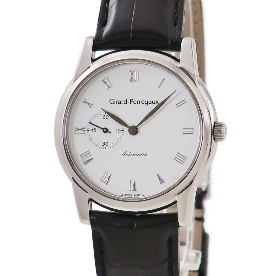 ジラールペルゴ 9050 自動巻 白文字盤 メンズ腕時計
