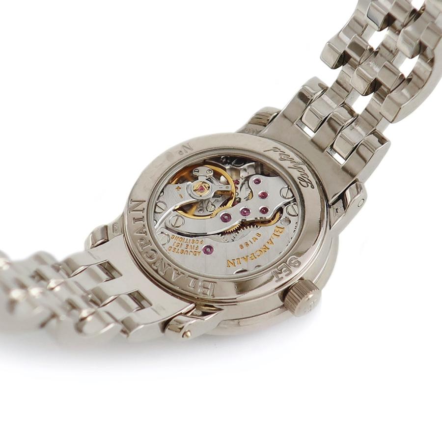 ブランパン レディバード Heure Decentree 3650A-3554L-58B K18WG無垢 純正ダイヤ オフセンター 自動巻き レディース 腕時計 BLANCPAIN（ブランパン） 【3年保証】 レディバード Heure Decentree