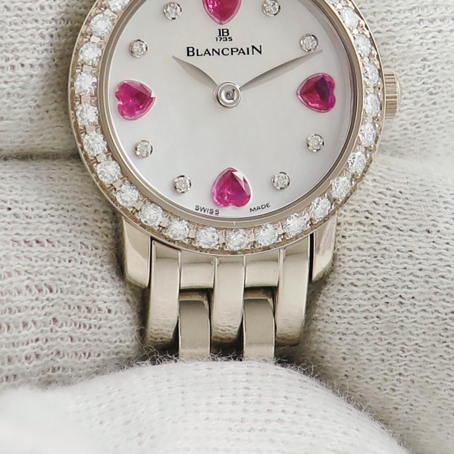 【OH済】 ブランパン 【BLANCPAIN】 レディバード 0061-3318-65 レディース ホワイト K18ローズゴールド 腕時計 時計 LADYBIRD WHITE K18RG 【中古】 ブランパン レディーバード 0061-3318-65 BLANCPAIN Ladybird
