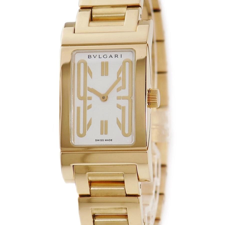 BVLGARI 【3年保証】 ブルガリ レッタンゴロ RT39G K18YG無垢 白 BVLGARI 【3年保証】 ブルガリ レッタンゴロ RT39G K18YG無垢 白