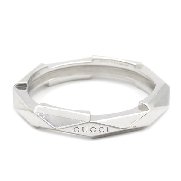 GUCCI グッチ リング 指輪 スタッズリング ホワイトゴールド GUCCI グッチ リング 指輪 スタッズリング ホワイトゴールド