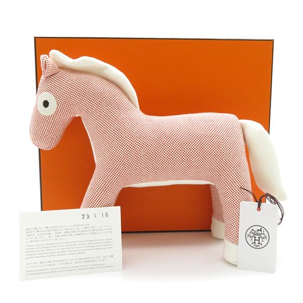 HERMES エルメス ぬいぐるみ シュバル オノレ エポペ レッドX HERMES エルメス ぬいぐるみ シュバル オノレ エポペ レッドX