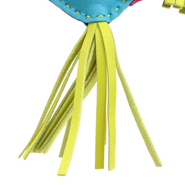 美品 エルメス ロデオPM レインボー リバーシブル ブルーアズテック  