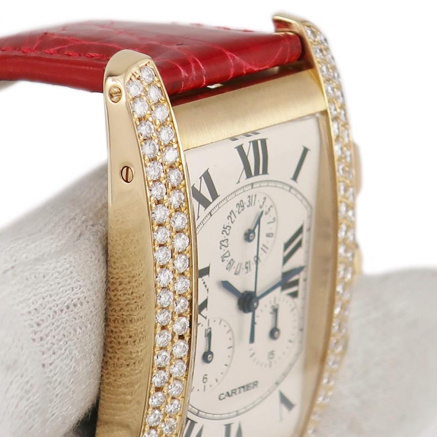 TANK（Cartier） 【3年保証】 カルティエ タンクアメリカン クロノリ