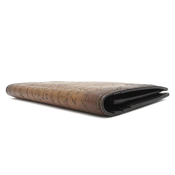 Berluti ベルルッティ 長財布 エベネ カリグラフィ ブラウン
