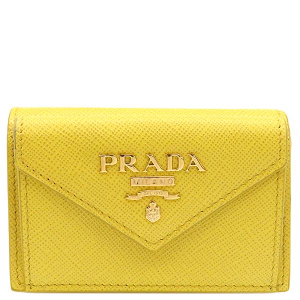 SAFFIANO（PRADA） プラダ 三つ折り財布 サフィアーノ ミニウォレット