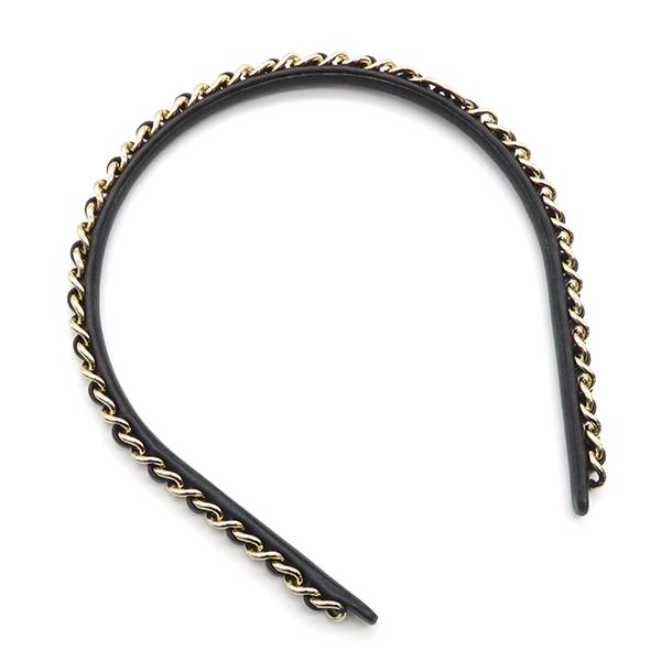 CHANEL シャネル ヘアアクセサリー チェーン カチューシャ CHANEL シャネル ヘアアクセサリー チェーン カチューシャ