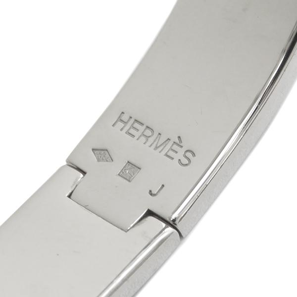 HERMES（エルメス） ブレスレット クリックH PM ホワイト×シルバー 