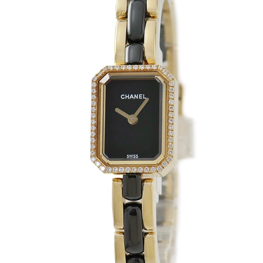 CHANEL（シャネル） 【3年保証】 プルミエール H2436 K18YG×ブラック