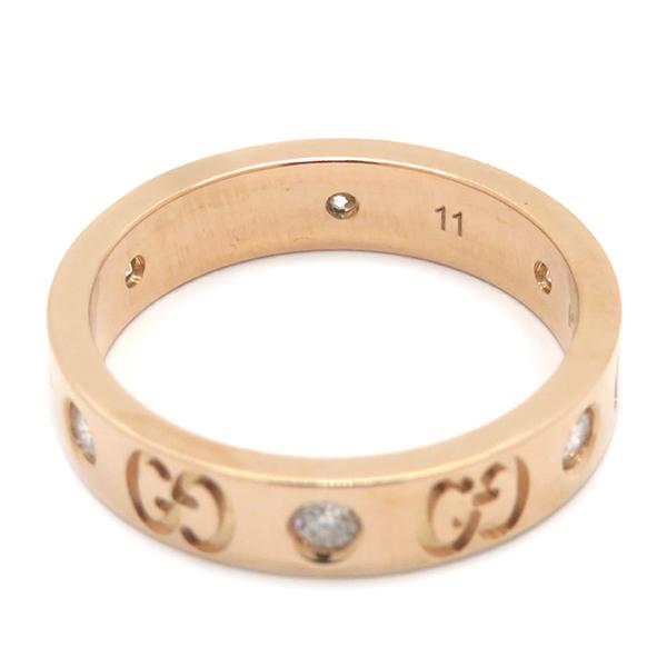 GUCCI（グッチ） リング 指輪 アイコン ピンクゴールド K18PG
