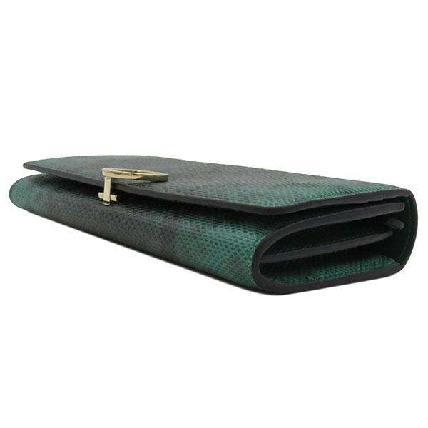BVLGARI ブルガリ 長財布 ラージウォレット グリーン レザー BVLGARI ブルガリ 長財布 ラージウォレット グリーン レザー