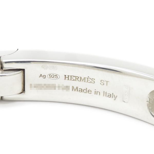 HERMES エルメス ブレスレット イニシャル バングル シルバー HERMES エルメス ブレスレット イニシャル バングル シルバー
