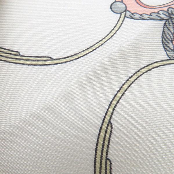 HERMES エルメス スカーフ ガヴロッシュ45 カレ45 シルク ホワイト